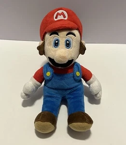 SANEI Super Mario Bros MARIO Plush Toy 2012 7" FACTORY REJECT Nintendo - Picture 1 of 11