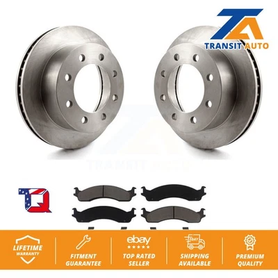 [Front] Disc Brake Rotors And Ceramic Pads Kit For Dodge Ram 2500 3500 Van - Image 1 of 4