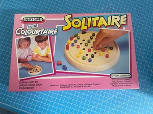 Vintage 80s Spear's Solitaire + Colourtaire Complete VGC - Picture 1 of 2
