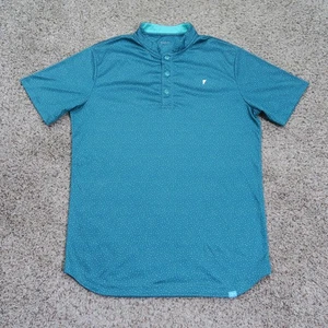 Primo Poloshirt Herren Medium Grün Performance Golf Blade Kragen Kurzarm - Bild 1 von 9