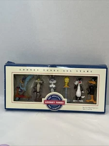 Estatuillas de metal fundido a presión Looney Tunes All Stars 1993 - Juego de 6 - Caja dañada - Imagen 1 de 6