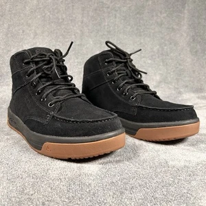 Keen Utility Gibson Mid Work Boots 1030539EE Black Suede 9 EE Slip Resist - Picture 1 of 12