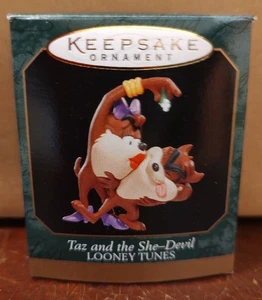 Hallmark Ornament Taz and the She Devil 1998 MIB Looney Tunes - Bild 1 von 2