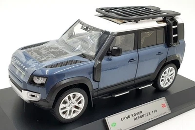 QY Toys 1/18 Scale Q1002A - Land Rover Defender 110 - Blue - Image 1 of 4