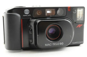 [Excellent] Minolta MAC-TELE 60 Quartz Date Point and Shoot Compact Camera READ - Picture 1 of 12