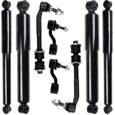 For 07-2009 Chrysler Aspen Dodge Durango Front Rear Absorbers Shocks w/ Sway Bar - Image 1 of 2