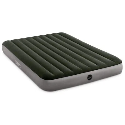INTEX 64763E Dura-Beam Standard Downy Air Mattress: Fiber-Tech – Queen Size –... - Image 1 of 4