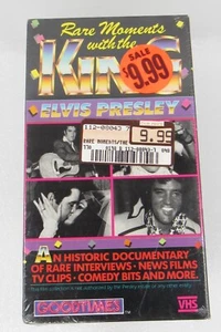 Rare Moments With The KING Elvis Presley New Good Times Home VHS 1987 Sealed - Picture 1 of 9