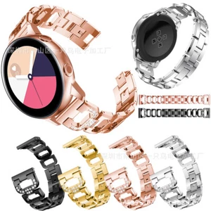 Rhinestone Metal Watch Band Strap For Samsung Galaxy Watch 3 4 5 Gen Active 1 2 - Picture 1 of 26