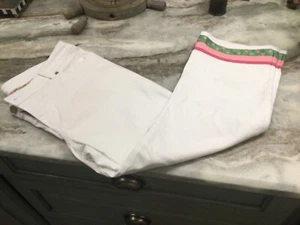 Lilly Pulitzer Skinny-Jeans mit weißem Bandverzierung. gr 14 - Bild 1 von 6