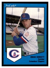 1989 ProCards Minor League Team Sets #759 BRIAN DORSETT Columbus Clippers ~F8T