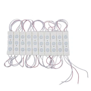 20pcs AC110V 3030 3LED Injection Modulo With Lens Decorative Lighting LED Module - Picture 1 of 12