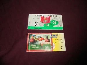 2 ABBONAMENTI USATI TORINO CALCIO CAMPIONATO 1995/96 1994/95 - Imagen 1 de 1