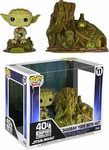 STAR WARS DAGOBAH YODA CON CABAÑA FIGURA DE VINILO POP FUNKO TOWN 11 EN STOCK - Imagen 1 de 3