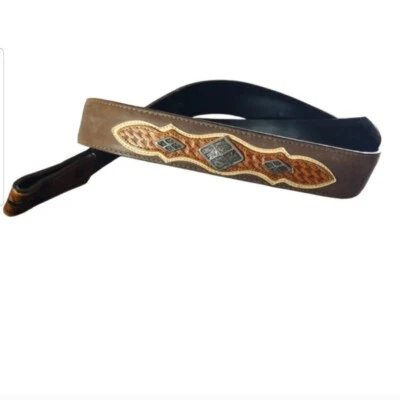 Cinturón de Cuero y Plata para Hombres de Cuero y Plata Talla 36 Foto 1 de 4