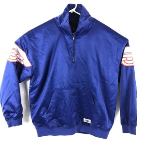 Jordan Jacket Mens Large 1/4 Zip Wings Classic Royal Blue University Red Sports - Picture 1 of 8
