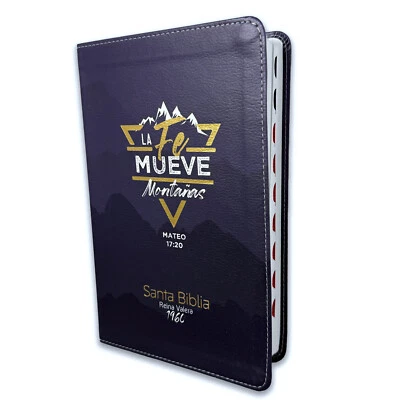MUNDO BIBLIA Biblia Letra Grande 12 puntos RV1960 imit piel con indice Mateo 17:20