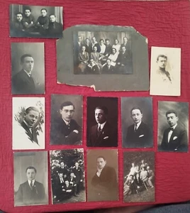 lot 14x photos Jewish Judaica 1920s Dubno Poland Youth Movement Before Alyah - Picture 1 of 17
