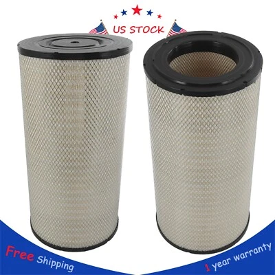 2 X Filtro de aire del motor para Western Star Peterbilt Kenworth RS3534 AF25248 46863 Foto 1 de 4