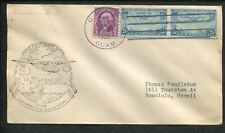 1935 Guam - San Francisco - Honolulu Hawaii - Trans-Pacific 25 ¢ 'Courrier