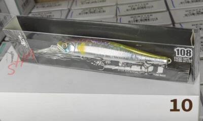 GAN CRAFT Rest Ayuja 108 14 g Slow Floating minnow #10 - Image 1 of 3