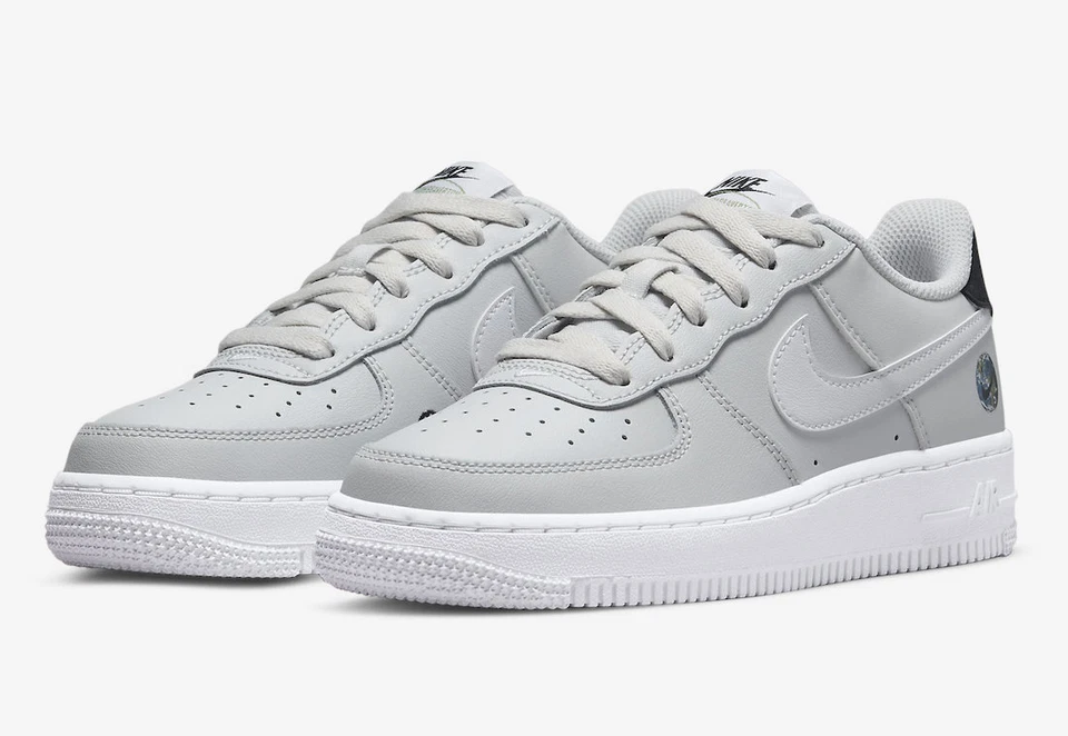 NOVO Air Force 1 LV8 (GS) tamanho 7Y/WMNS 8.5 pó de fótons/branco-preto DM0983 001 - Imagem 1 de 1