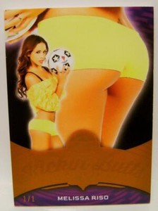 MELISSA RISO TRUE 1/1 BROWN KICKIN BUTT CARD SOCCER BENCHWARMERS 2023