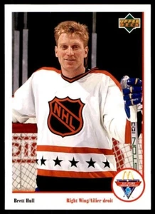 1991-92 Upper Deck McDonald's Brett Hull All-Stars Card # 13 MINT - Picture 1 of 2