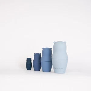 Silicone Stacking Dolls - Blue - Picture 1 of 2