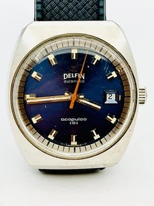 Delfin EDOX SuperCompressor Automatic Date Men's Diver Wrist Watch w/ BOX Run - Picture 1 of 13