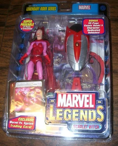 MARVEL LEGENDS Scarlet Witch "WANDA" Rider Series AVENGERS 05 WandaVision MARVEL - Picture 1 of 2