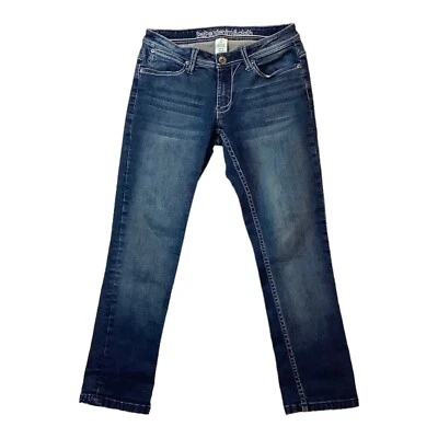 Бумага джинсовой ткани и ткани женщин размер 4/27 средний стирка заниженной прямой джинсовой ткани Jean - Изображение 1 из 4