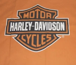 PANEL ESCUDO 19" X 23" Grasa Cuadrado Naranja Harley Davidson Edredón Tela Artesanal - Imagen 1 de 3