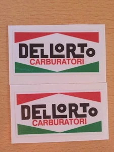 COPPIA ADESIVI CARBURATORI DELL'ORTO - Imagen 1 de 1