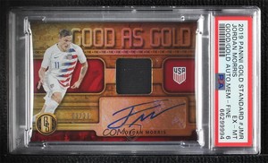 2019 Panini Gold Standard Good as Memorabilia Fine /29 Jordan Morris PSA 6 Auto