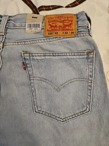 LEVIS 550 '92 0002 IN THE WAVES STAINED DISTRESSED 33X30 RELAXED TAPER JEANS NEU - Bild 1 von 6