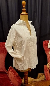Antica Camicia Camicetta Ricamo Mano magistrale. Perfetta. Spalle Cm42 - Foto 1 di 6