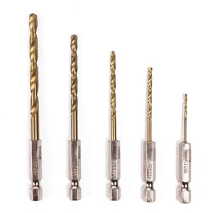 Metallbohrer Spiralbohrer Bohrersatz 4-10mm Bit Bohrer Set 5-tlg. Werkzeug - Bild 1 von 2