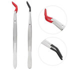 2 Pcs Curved Lash Set with Rubber Tips