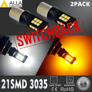 LED 2-Color Front Turn Signal Light Bulb For 2010-2013 Kia Forte, White Yellow - Picture 1 of 11