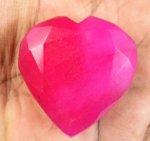 409.35 Ct Natural Heart Shape African Red Ruby Loose Gemstone Investment Grade - Picture 1 of 9