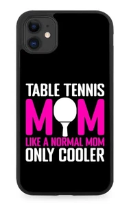 Table Tennis Mum Rubber Phone Case Mom Ping Pong Funny Girls Womens Player DN94 - Picture 1 of 2