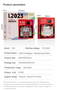 XZZ L2023 All in One Universal iPhone Motherboard Pre-Heater X-15 Series UK - Picture 1 of 12