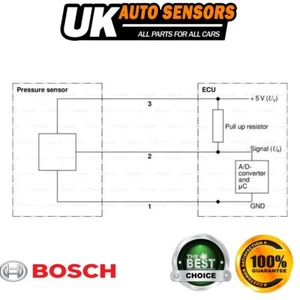 Fits Vauxhall VW Ford Audi + Other Models Bosch Brake Fluid Pressure Switch - Picture 1 of 9
