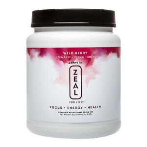 Zurvita Zeal for Life - WILD BERRY - 30 Day Canister (420gr/14.8oz) 12/2023!