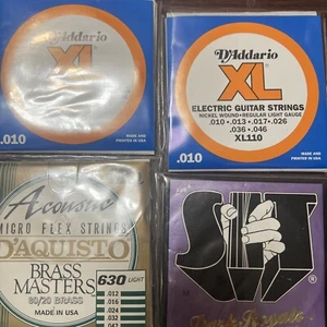 Cuerdas de guitarra D'Addario Electric XL110, acústicas 80/20, Lay's Dark Royal (EE. UU.) - Imagen 1 de 11