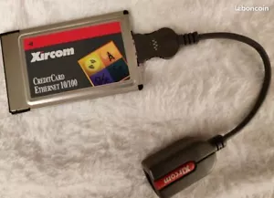 Xircom CreditCard Ethernet 10/100 PCMCIA PC Card CE3B-100 + Dongle Cable - Picture 1 of 1