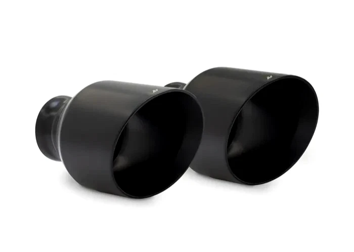 Pontas de escape Mishimoto tomada 5 polegadas preta compatível com 2015-2024 Dodge Charger V8 - Imagem 1 de 4