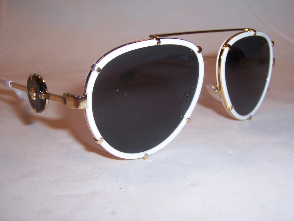 Versace VE2232 147187 145mm Sunglasses - White/Dark Grey