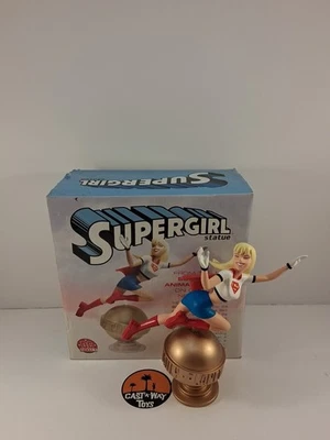 SUPERGIRL ANIMATED Cold-Cast Porcelain STATUE #662/1500 DC Direct 2003 Superman - Image 1 of 4